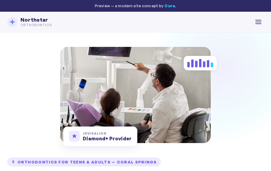 Northstar Orthodontics sample website